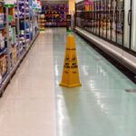 Supermarket Wet Floor Signage