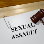 Render illustration of Sexual Assault title on Legal Documents