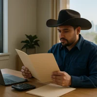 Lost wages personal injury Texas documentation scene with a Dallas worker reviewing income records Lost wages personal injury Texas documentation scene with a Dallas worker reviewing income records