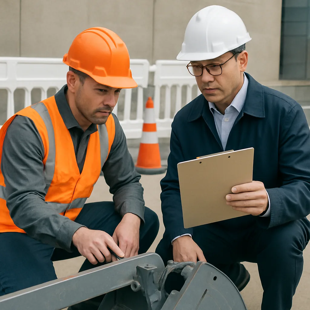 Workers preserve construction accident equipment evidence for a possible third-party claim