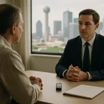 Dallas personal injury deposition preparation in a professional conference setting