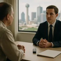Dallas personal injury deposition preparation in a professional conference setting Dallas personal injury deposition preparation in a professional conference setting